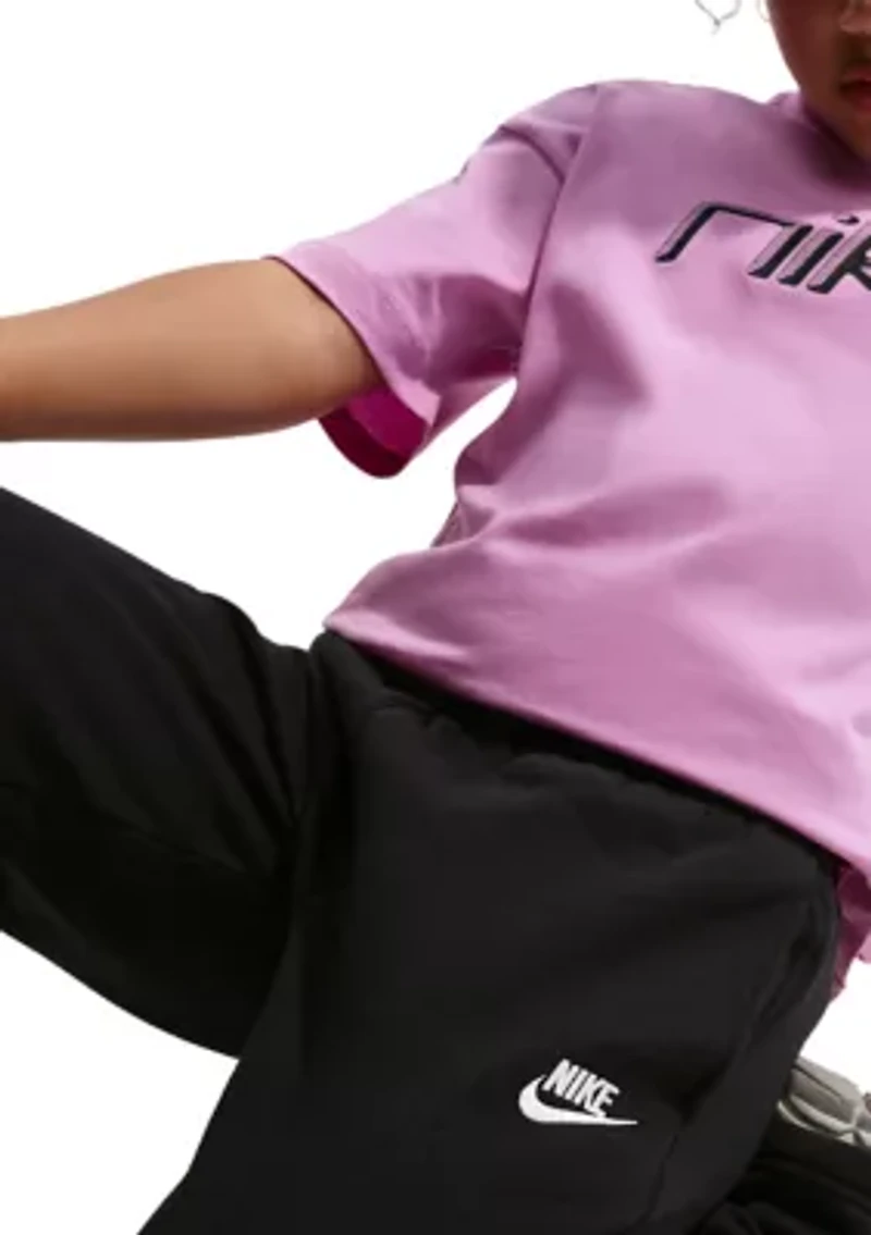 Big Kids Loose Open-Hem Pants