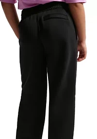 Big Kids Loose Open-Hem Pants