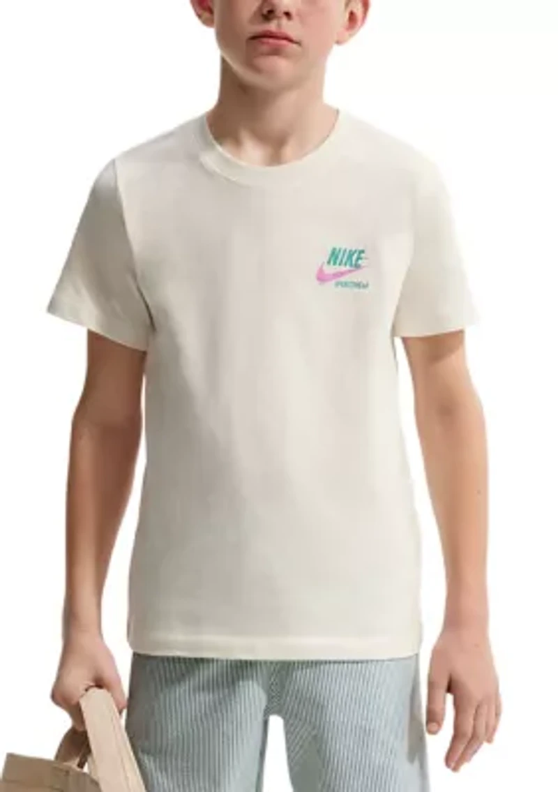 Big Kids Beach Hut Graphic T-Shirt