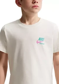 Big Kids Beach Hut Graphic T-Shirt