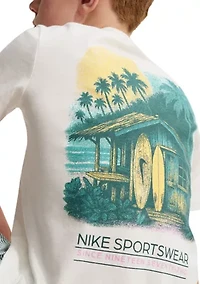 Big Kids Beach Hut Graphic T-Shirt