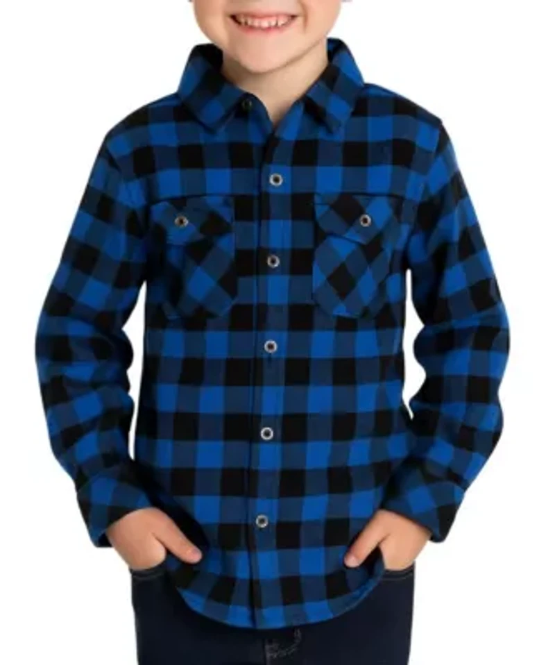 Sherpa Lined FLANNEL SHIRT