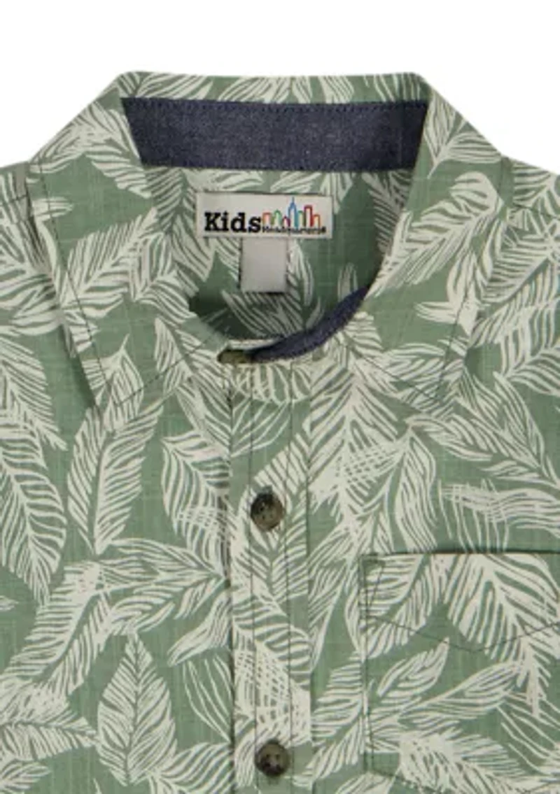 Men's Woven Shorts Set