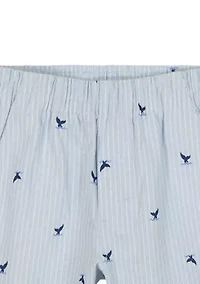 Boys 4-7 3 Piece Polo Shirt T-Shirt Woven Shorts Set