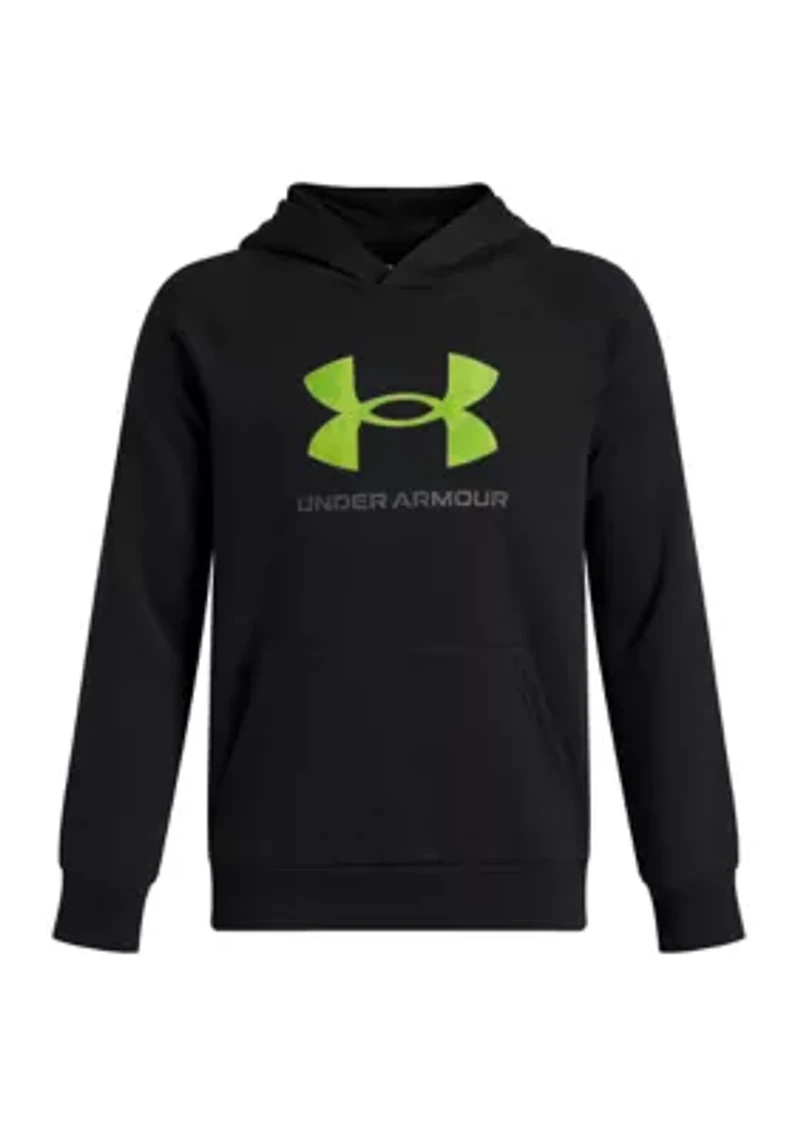 Boys Rival Fleece Big Logo Print Fill