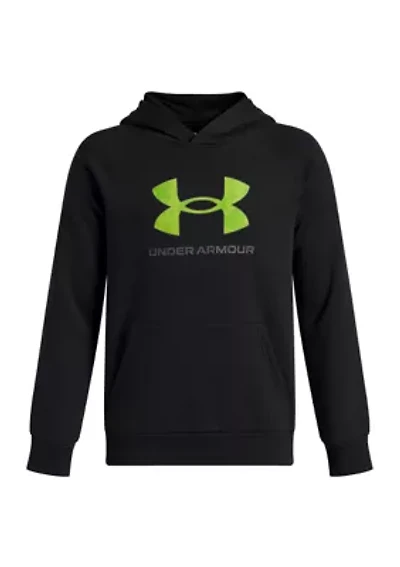 Boys Rival Fleece Big Logo Print Fill
