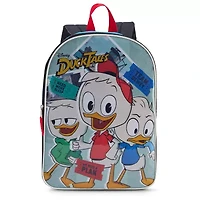 Ducktales 15" Boys Backpack With Padded Straps & Zip Compartment - Ideal Toddler Bookbag For School & Travel
