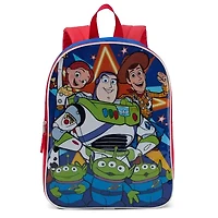 Toy Story 15" Boys Backpack With Padded Straps & Zip Compartment - Ideal Toddler Bookbag For School & Travel