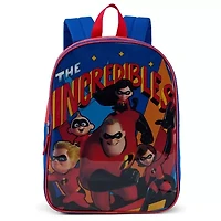Incredibles 15" Boys Backpack With Padded Straps & Zip Compartment - Ideal Toddler Bookbag For School & Travel