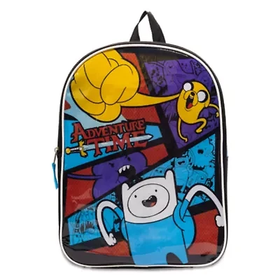 Adventure Time 15" Boys Backpack With Padded Straps & Zip Compartment - Ideal Toddler Bookbag For School & Travel