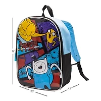 Adventure Time 15" Boys Backpack With Padded Straps & Zip Compartment - Ideal Toddler Bookbag For School & Travel