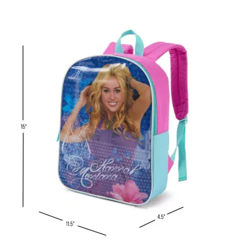 Hannah Montana 15" Girls Backpack With Padded Straps & Zip Compartment - Ideal Toddler Bookbag For School & Travel