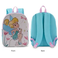 Tinkerbelle 15" Girls Backpack With Padded Straps & Zip Compartment - Ideal Toddler Bookbag For School & Travel