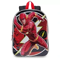 Flash 15" Boys Backpack With Padded Straps & Zip Compartment - Ideal Toddler Bookbag For School & Travel