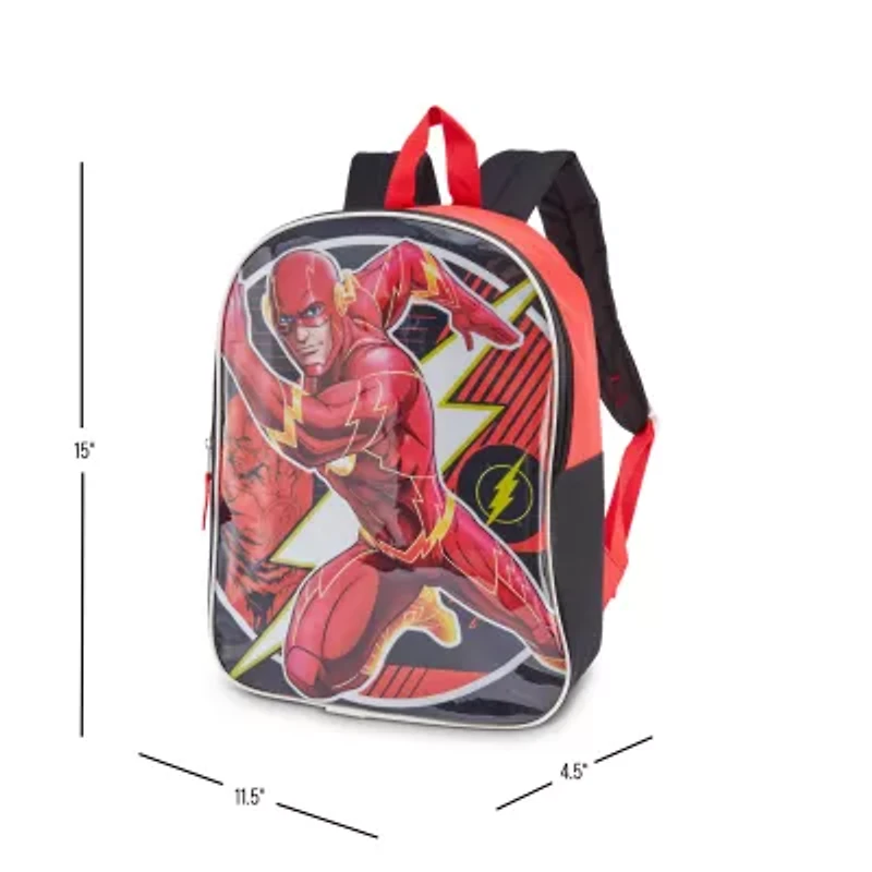 Flash 15" Boys Backpack With Padded Straps & Zip Compartment - Ideal Toddler Bookbag For School & Travel