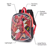 Flash 15" Boys Backpack With Padded Straps & Zip Compartment - Ideal Toddler Bookbag For School & Travel