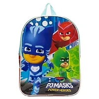 Pj Masks 15" Boys Backpack With Padded Straps & Zip Compartment - Ideal Toddler Bookbag For School & Travel