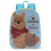 Winnie The Pooh 15" Girls Backpack With Padded Straps & Zip Compartment - Ideal Toddler Bookbag For School & Travel