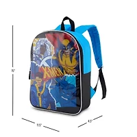 X-Men 15" Boys Backpack With Padded Straps & Zip Compartment - Ideal Toddler Bookbag For School & Travel
