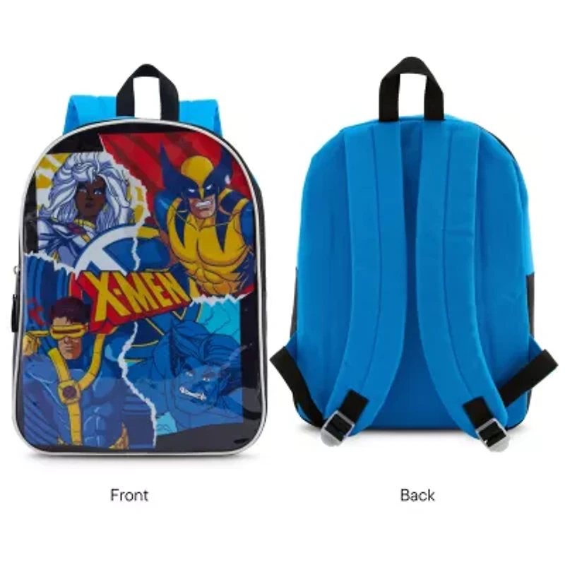 X-Men 15" Boys Backpack With Padded Straps & Zip Compartment - Ideal Toddler Bookbag For School & Travel