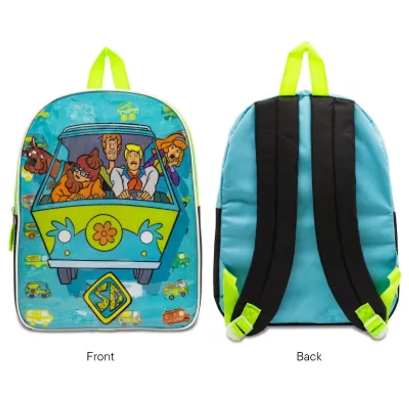 Scooby-Doo 15" Boys Backpack With Padded Straps & Zip Compartment - Ideal Toddler Bookbag For School & Travel
