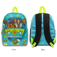 Scooby-Doo 15" Boys Backpack With Padded Straps & Zip Compartment - Ideal Toddler Bookbag For School & Travel