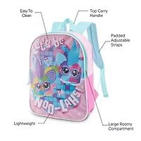 Furby 15" Girls Backpack With Padded Straps & Zip Compartment - Ideal Toddler Bookbag For School & Travel