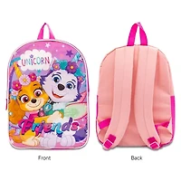 Paw Patrol 15" Girls Backpack With Padded Straps & Zip Compartment - Ideal Toddler Bookbag For School & Travel
