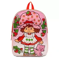 Strawberry Shortcake 15" Girls Backpack With Padded Straps & Zip Compartment - Ideal Toddler Bookbag For School & Travel