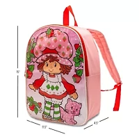 Strawberry Shortcake 15" Girls Backpack With Padded Straps & Zip Compartment - Ideal Toddler Bookbag For School & Travel