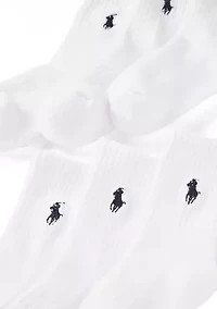 Boys 4-11 Cotton Blend Crew Socks - 6-Pack