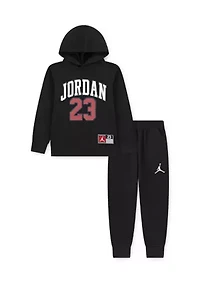 Boys 4-7 Jersey Graphic Hoodie and Joggers Set