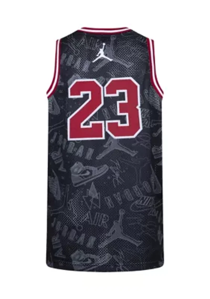 Boys 8-20 Allover Printed Jersey T-Shirt