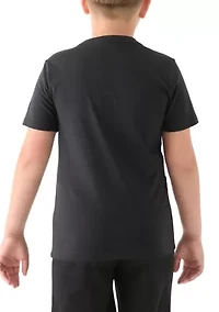 Boys 8-20 Basketball Fire Graphic T-Shirt