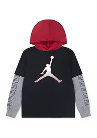 Boys 8-20 Long Sleeve Gametime 2Fer Graphic Hooded T-Shirt