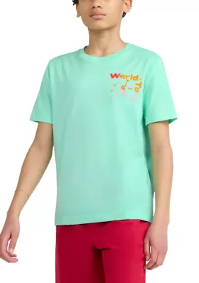 Boys 8-20 World Tour Short Sleeve Shirt