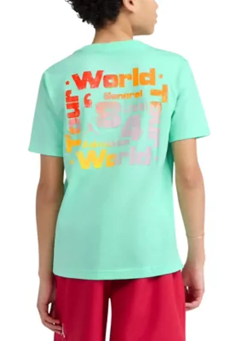 Boys 8-20 World Tour Short Sleeve Shirt