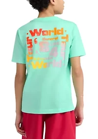 Boys 8-20 World Tour Short Sleeve Shirt