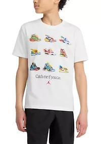 Boys 8-20 Fishing Lure Sneaker Short Sleeve Shirt