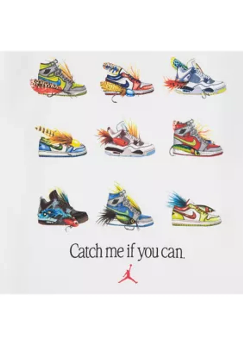 Boys 8-20 Fishing Lure Sneaker Short Sleeve Shirt