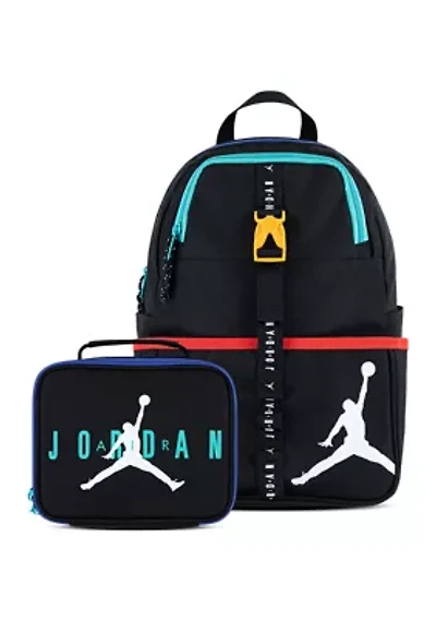 Boys Air Jordan Lunch Box and Backpack