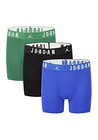 Boys Cotton Boxer Briefs - 3 Pack