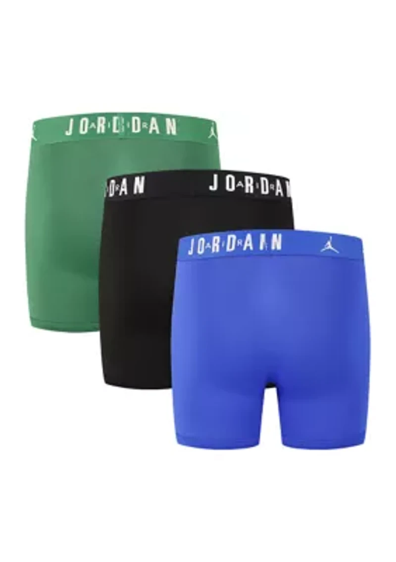 Boys Cotton Boxer Briefs - 3 Pack