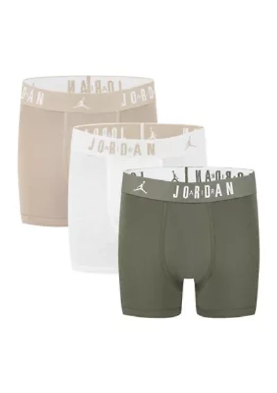 Boys 8-20 Cotton Boxers - 3 Pack