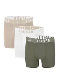 Boys 8-20 Cotton Boxers - 3 Pack