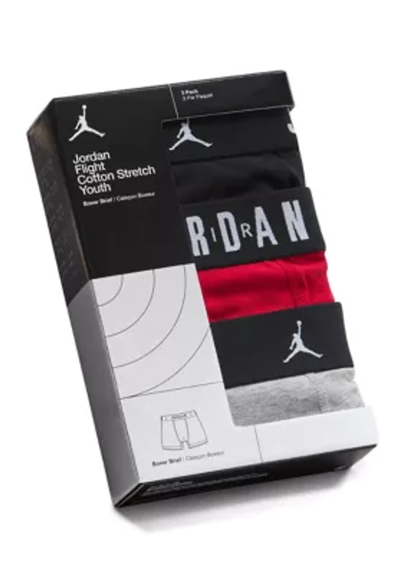 Boys 8-20 Cotton Boxers - 3 Pack
