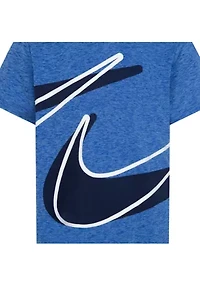 Boys 4-7 Dri Fit Big Logo Graphic T-Shirt and Shorts Set