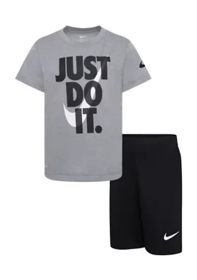 Boys 4-7 Just Do It Shorts Set