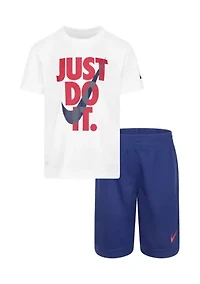 Boys 4-7 Just Do It Shorts Set