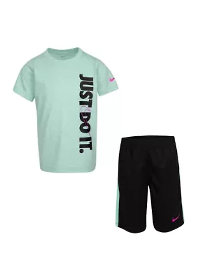 Boys 4-7 Just Do It Graphic T-Shirt and Shorts Set